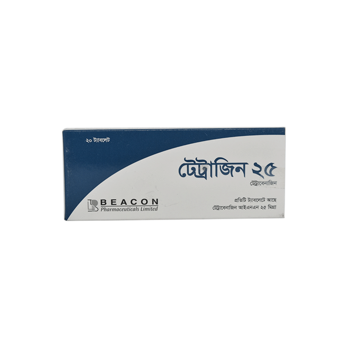 Tetrazin 25 mg Tablet-10's Strip