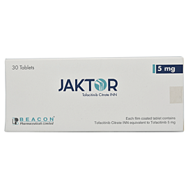 Jaktor 5 mg Tablet-30's Pack