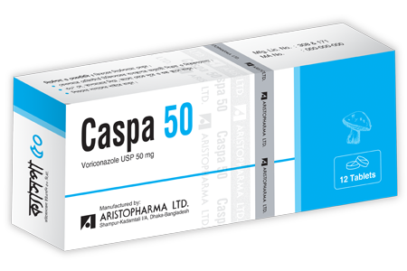 Caspa 50 mg Tablet-12's Pack