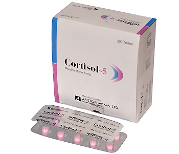 Cortisol 5 mg Tablet-10's Strip