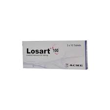 Losart 50 mg Tablet-10's strip