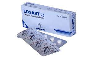 Losart 25 mg Tablet-10's strip