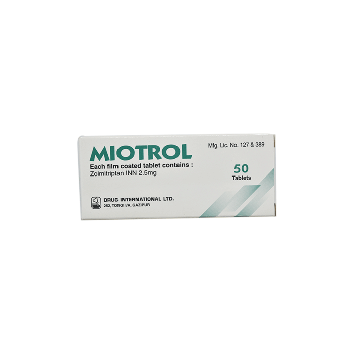 Miotrol 2.5 mg Tablet-10's Strip