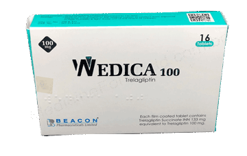 Wedica 100 mg Tablet-16's Pack