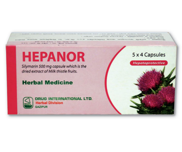 Hepanor 500 mg-20's Pack