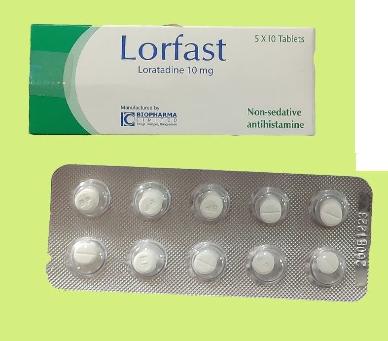 Lorfast 10 mg Tablet-10's Strip