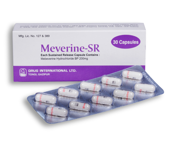 Meverine SR 200 mg Capsule-10's Strip