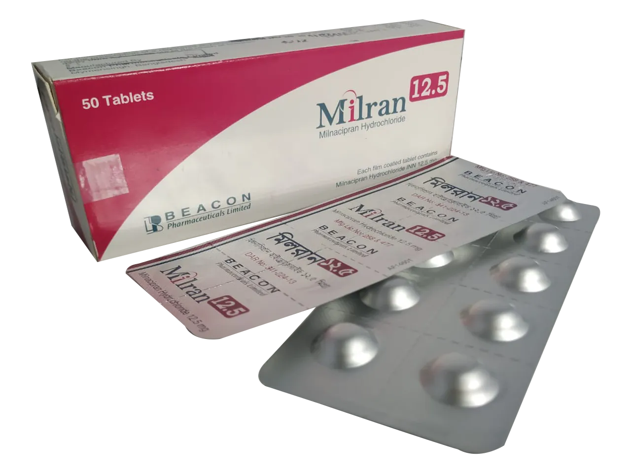 Milran 12.5 mg Tablet-10's Strip