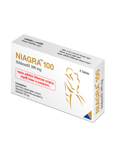 Niagra 100 mg Tablet-8's Pack