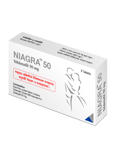 Niagra 50 mg Tablet-8's Pack