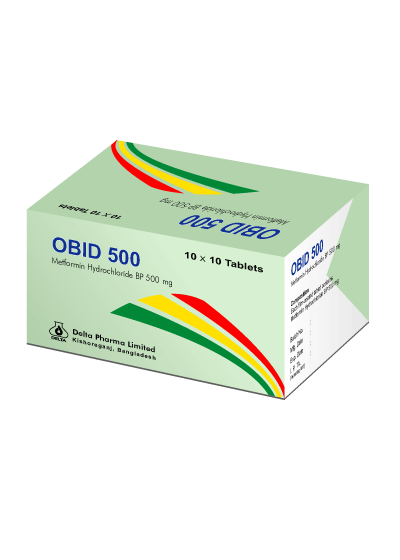 Obid 500 mg Tablet-100's Pack