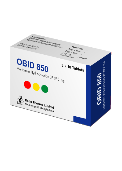 Obid 850 mg Tablet-30's Pack