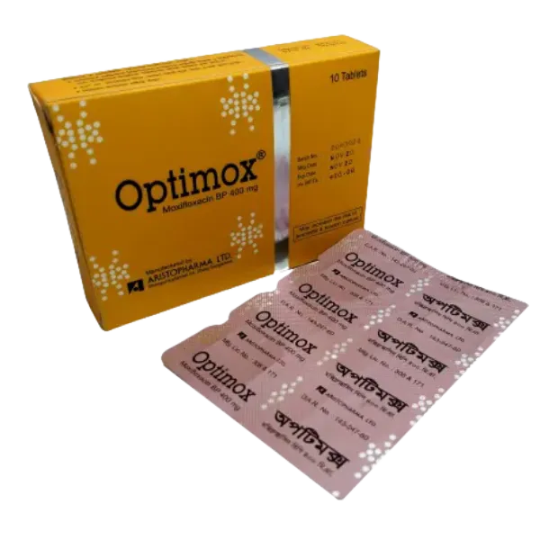 Optimox 400 mg Tablet-5's Strip