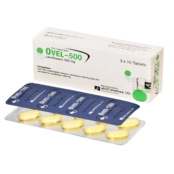 Ovel 500 mg Tablet-10's Strip