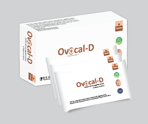 Ovocal-D Tablet-10's Strip