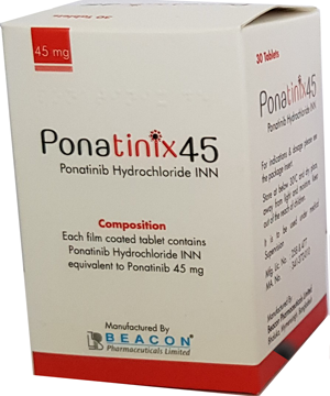 Ponatinix 45 mg Tablet-60's Pack