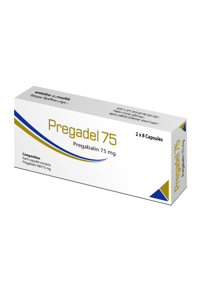 Pregadel 75 mg Capsule-16's Pack