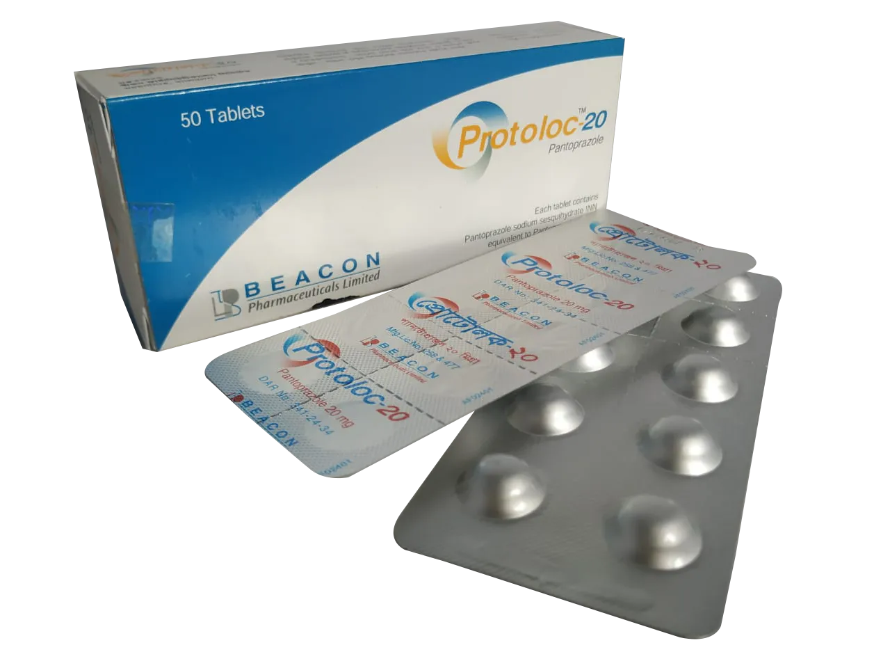 Protoloc 20 mg Tablet-10's Strip