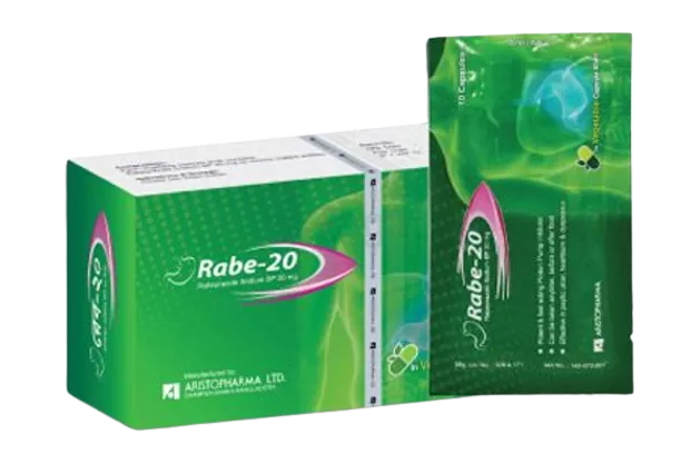 Rabe 20 mg Capsule-10's Strip