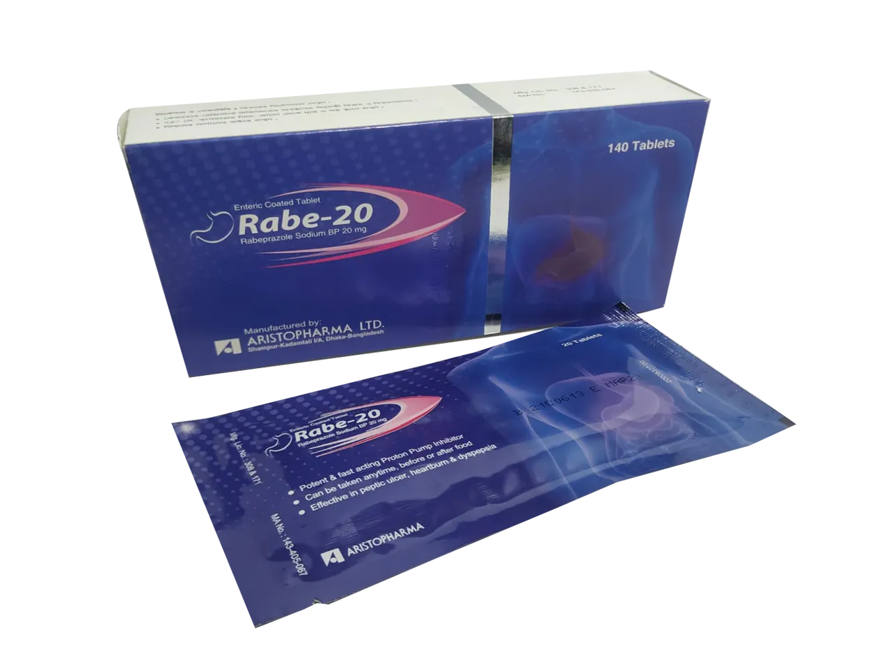 Rabe 20 mg Tablet-20's Strip