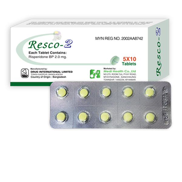 Resco 2 mg Tablet-10's Strip