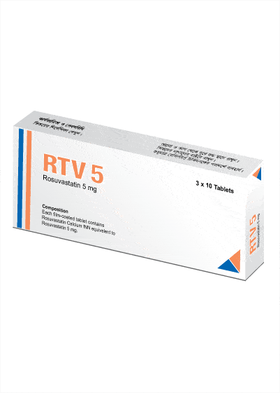 RTV 5 mg Tablet-10's Strip