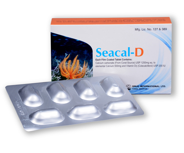 Seacal-D Tablet-7's Strip