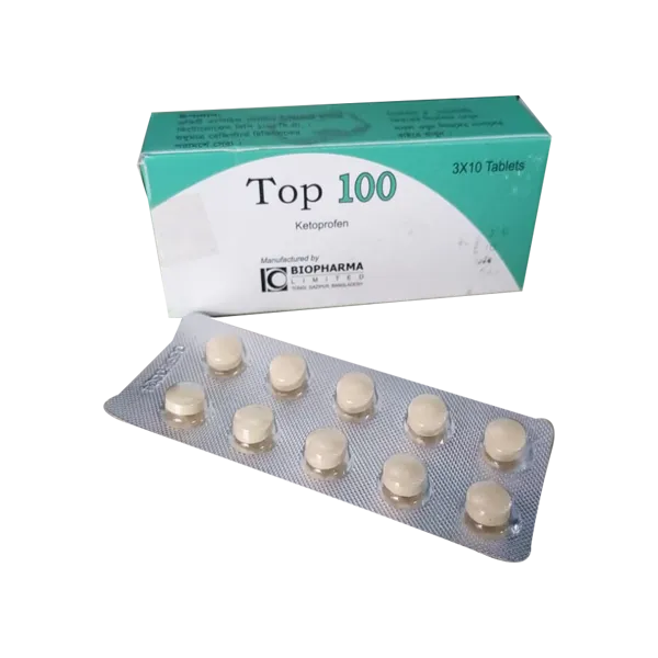 Top 100 mg Tablet-10's Strip