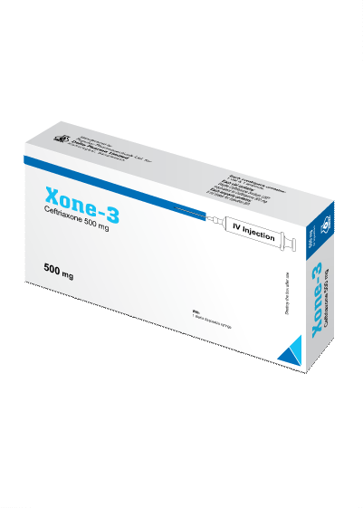 Xone-3 IV 500 mg/Vial Injection