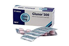 Glunor 500 mg Tablet-10's Strip