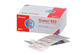 Glunor 850 mg Tablet-5's Strip