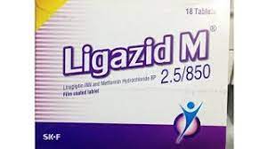 Ligazid M 2.5 mg+850 mg Tablet-6's Strip