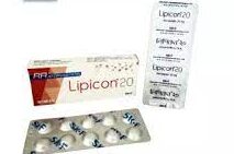 Lipicon 20 mg Tablet-10's Strip