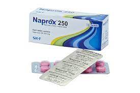 Naprox 250 mg Tablet-10's Strip