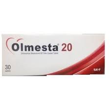 Olmesta 20 mg Tablet-10's Strip