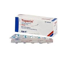 Toperin 50 mg Tablet-10's Strip