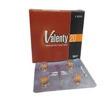 Valenty 20 mg Tablet-4's Pack