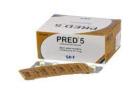 Pred 5 mg Tablet-10's Strip