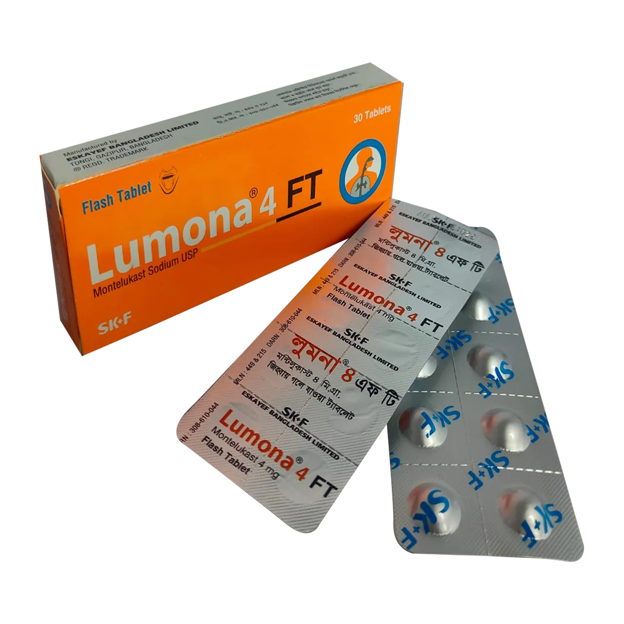 Lumona 4 FT mg Tablet-10's Strip
