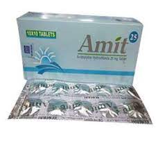 Amit 25 mg Tablet-10's Strip