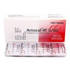 Amocal-AT 50 mg Tablet-14's Strip