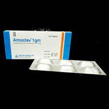 Amoclav 1 gm Tablet-12's Pack