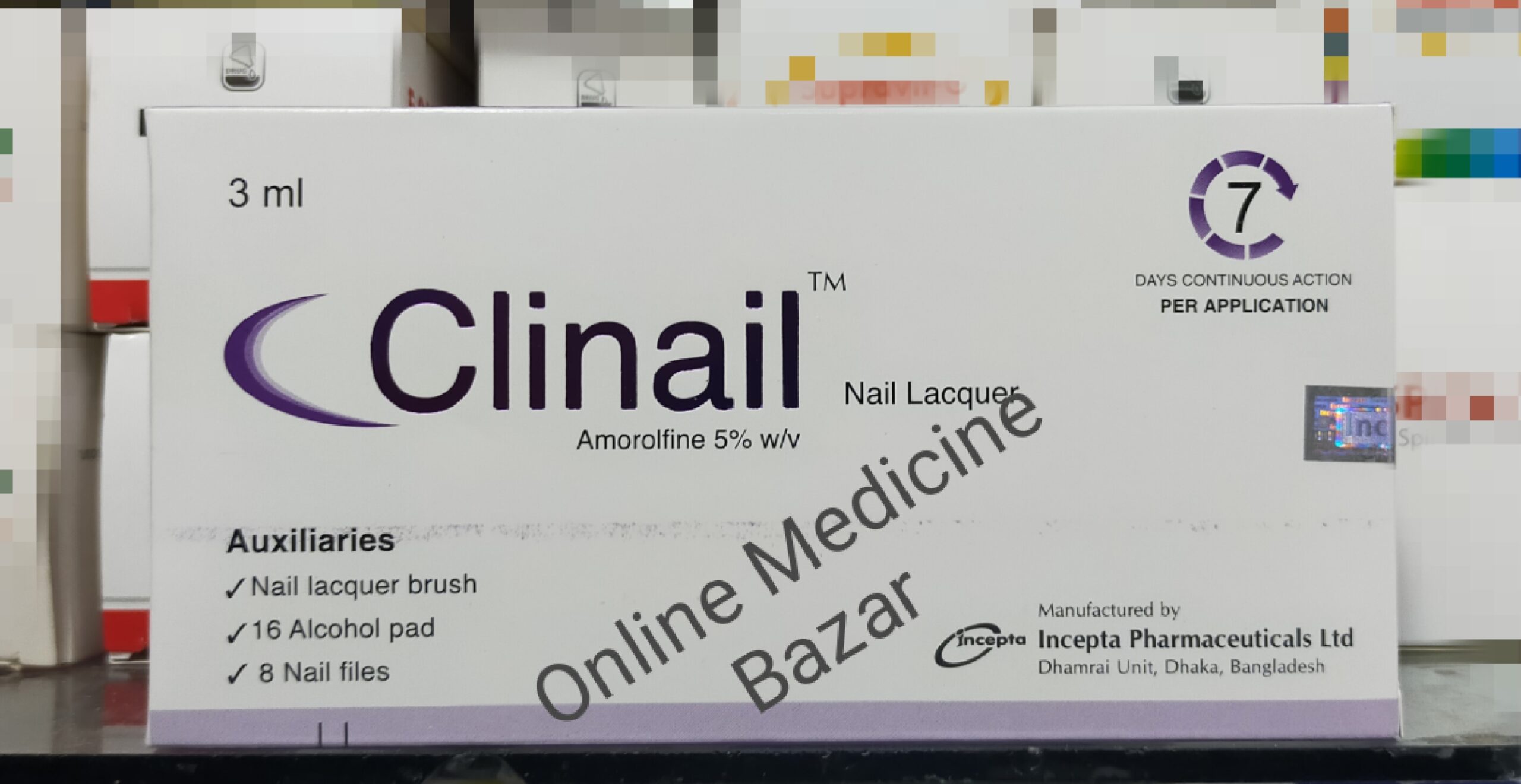 Clinail Nail Lacquer-3 ml Bottle