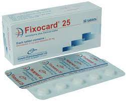 Fixocard 25 mg Tablet-10's Strip