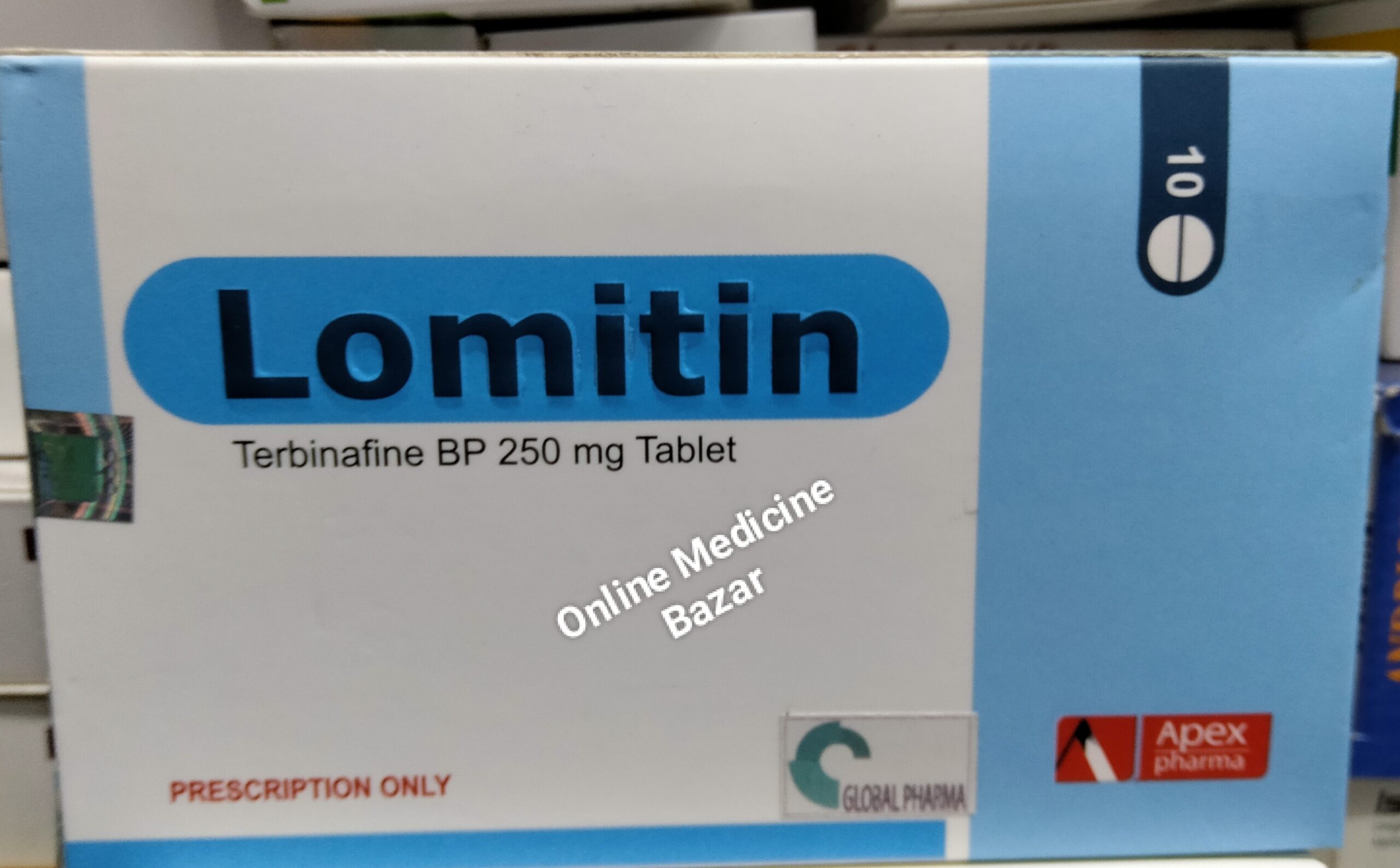 Lomitin 250 mg Tablet-10's Pack