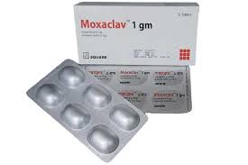 Moxaclav 1 gm Tablet-6's Strip