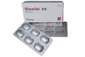 Moxaclav 375 mg Tablet-6's Strip