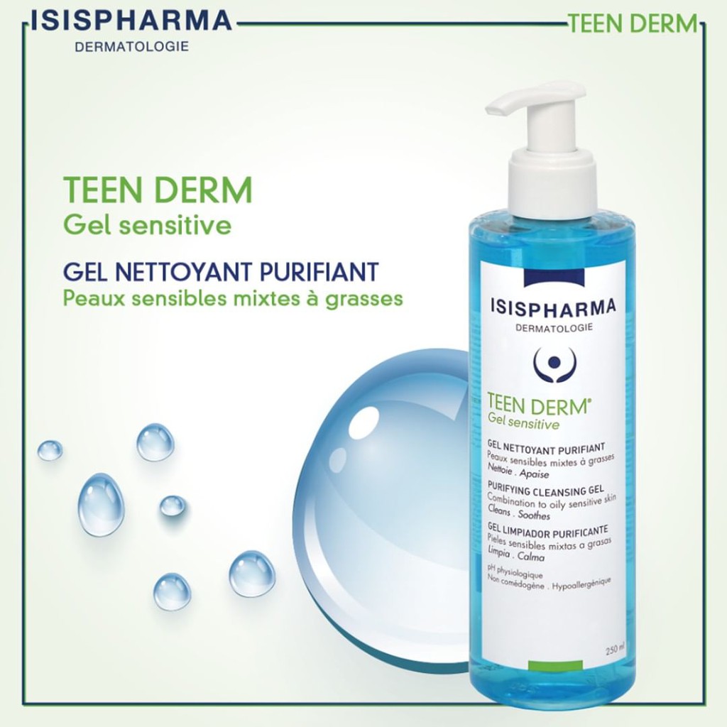 TEEN DERM Sensitive Gel-250 ml