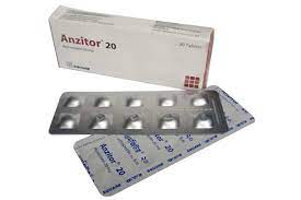 Anzitor 20 mg Tablet-10's Strip