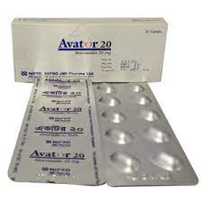 Avator 20 mg Tablet-10's Strip